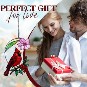 FBBP Cardinal decor for windows enhances indoor and outdoor spaces with colorful charm