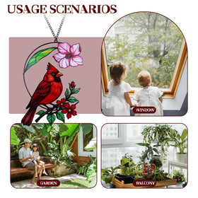 FBBP Window hanging sun catcher for porch or outdoor spaces catching sunlight