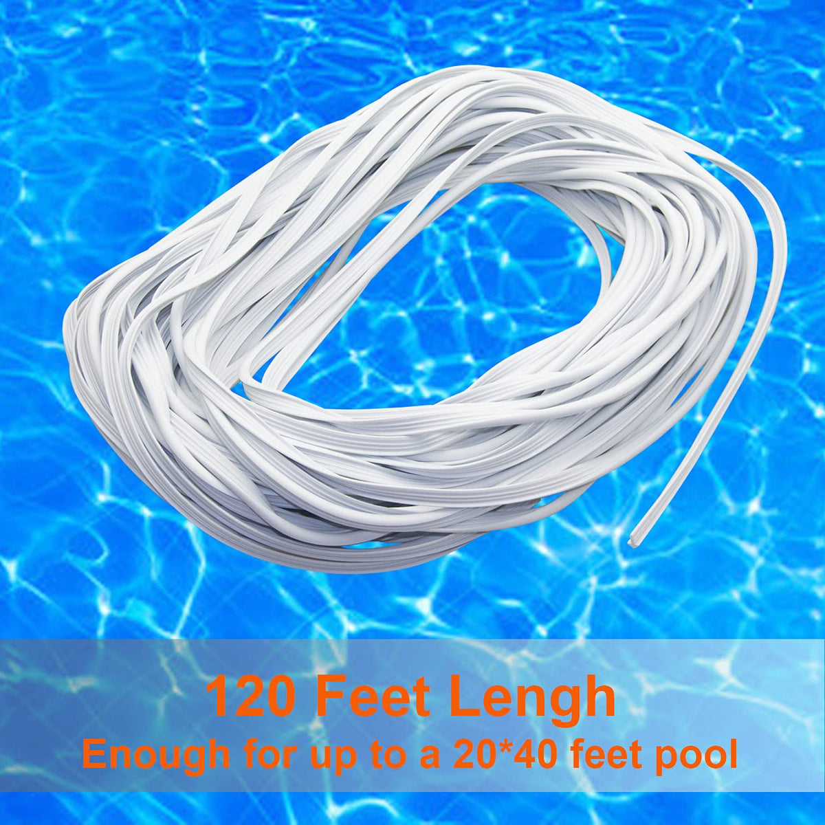 FBULWSEC 120ft roll provides ample material for standard pools.