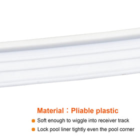 FBULWSEC durable PVC liner lock withstands weather and chemicals for lasting use.