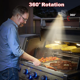 FBULWSEC durable, water-resistant housing withstands rain and heat during grilling.