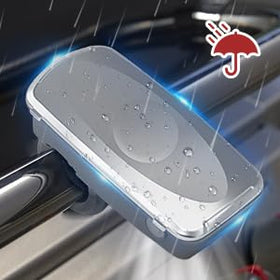 FBULWSEC clip-on design fits most grill rims for easy mounting.