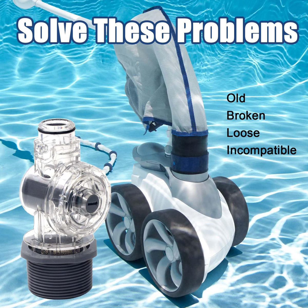 FBULWSEC waterproof durable construction withstands pool exposure