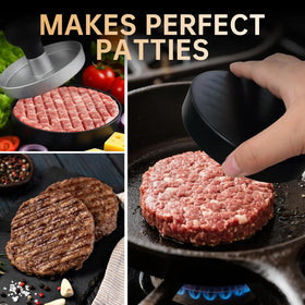FCCUM 100 wax paper sheets included for mess-free patty prep.