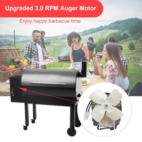 FCCUM auger motor highlights easy installation and quick return to grilling