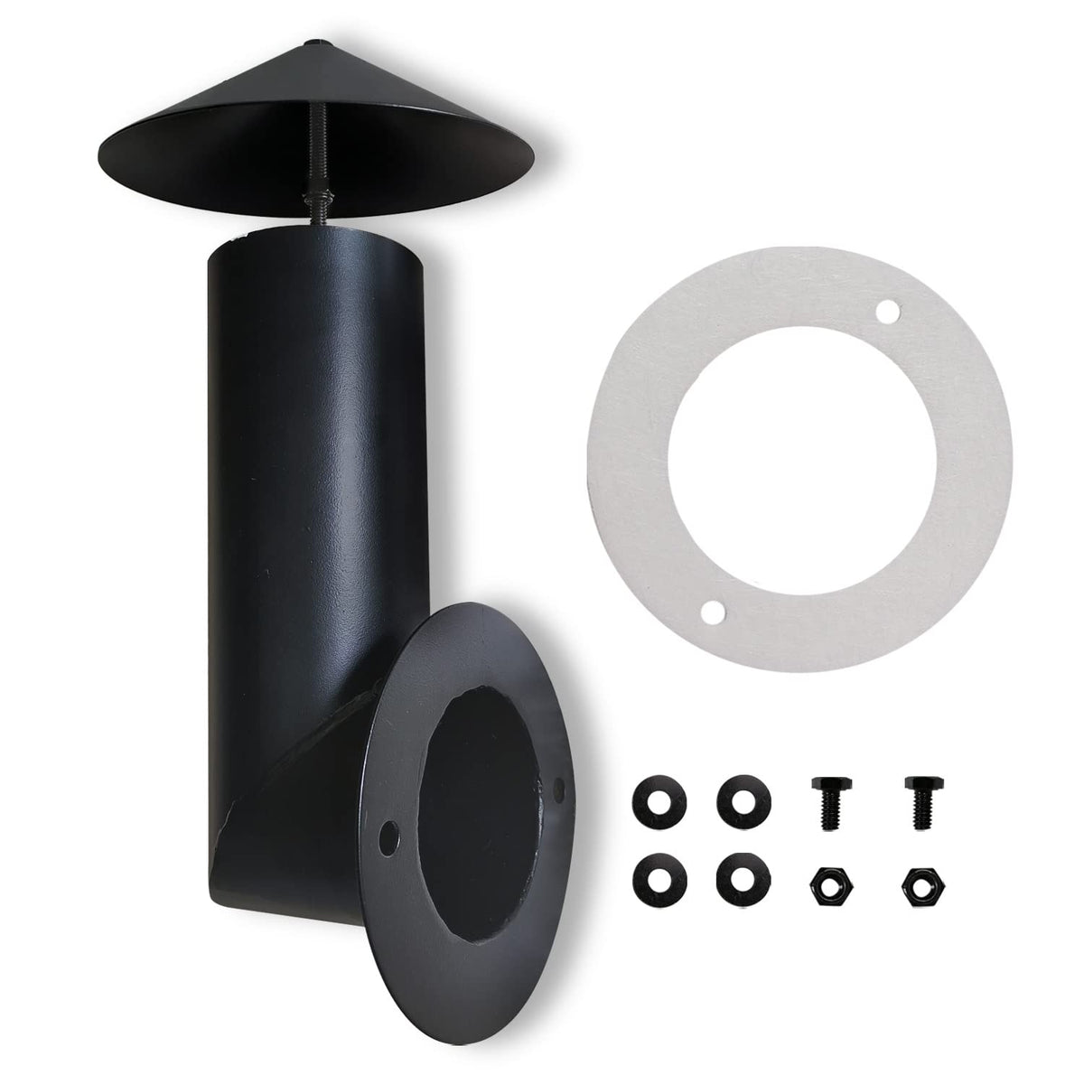 FCCUM grill smoke stack replacement cap improves airflow for pellet grills.