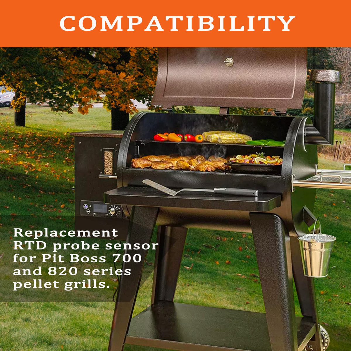 FCCUM plug-and-play probe enables quick upgrade with minimal setup for Pit Boss grills.