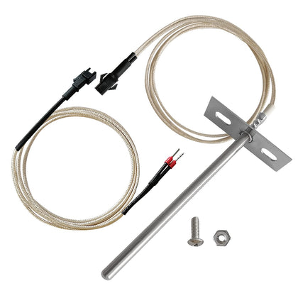 FCCUM replacement RTD probe for Pit Boss 700-820 grills provides reliable temperature readings.