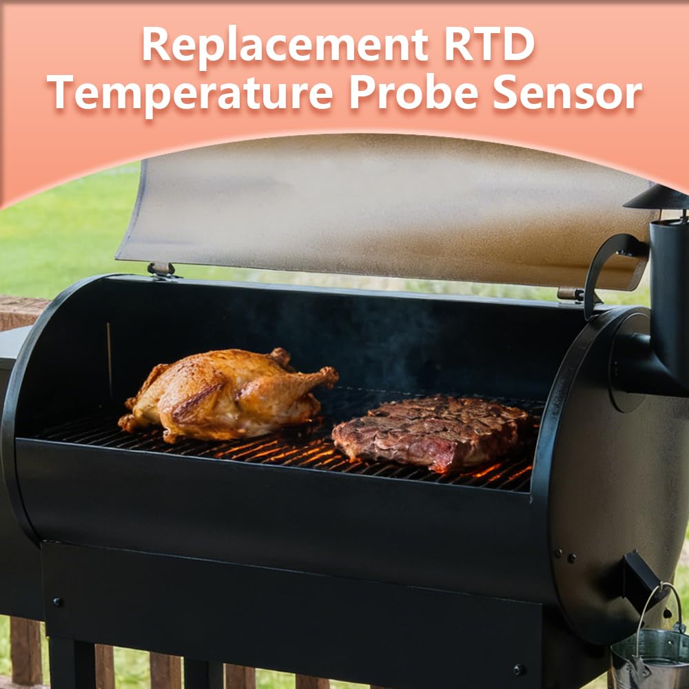FCCUM Traeger grill compatible probe replacement for consistent temperatures