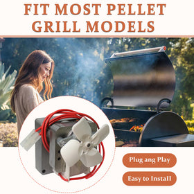 FCCUM universal pellet grill motor demonstrates wide compatibility with Traeger, Pit Boss, Camp Chef.