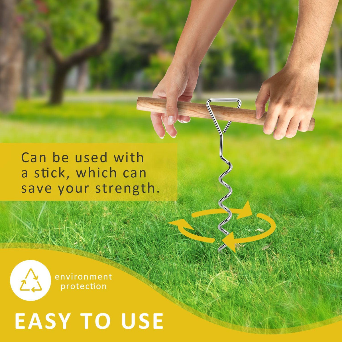 FCENDS weather-resistant straps protect bark during wind and snow