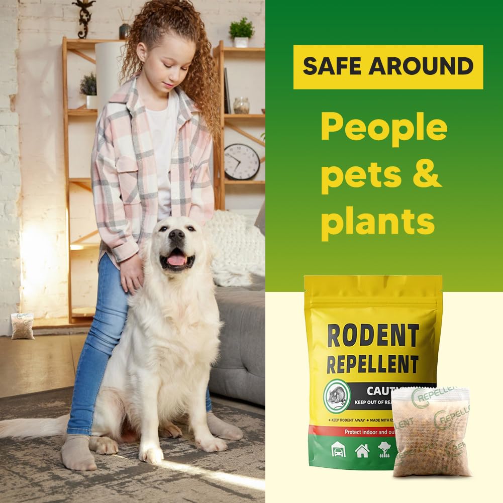 fcesiweg rodent repellent outdoor use in garage or patio deterring rodents.