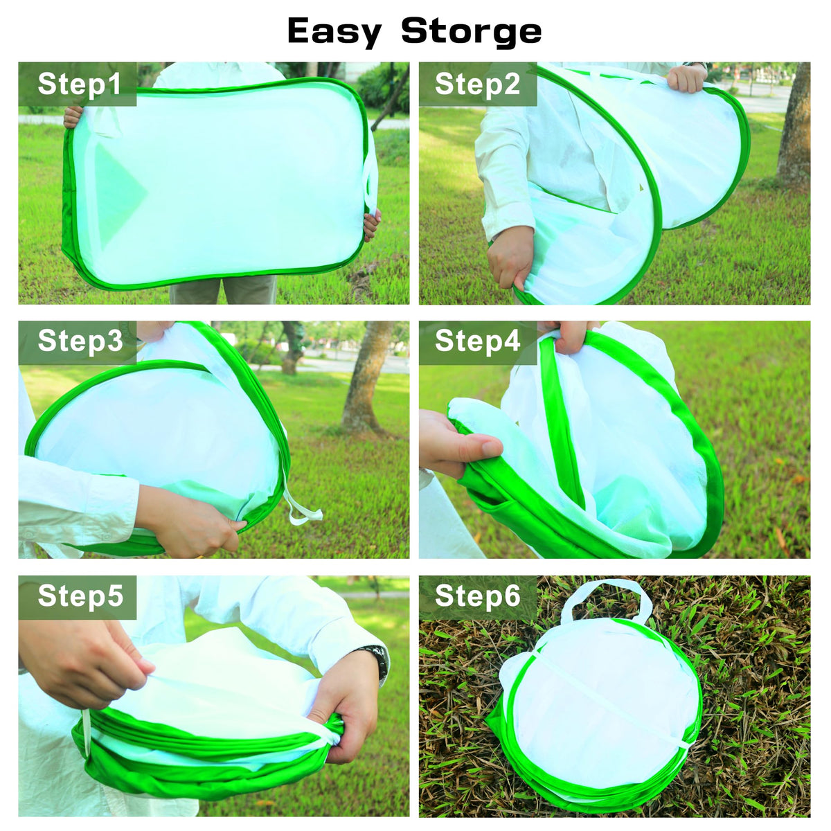 FCIHROSITCE portable garden cover ready for seasonal use.