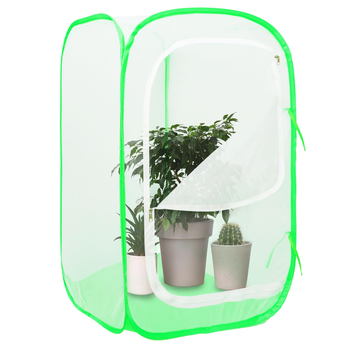 FCIHROSITCE mesh plant tent enclosure protects crops from birds while letting light through