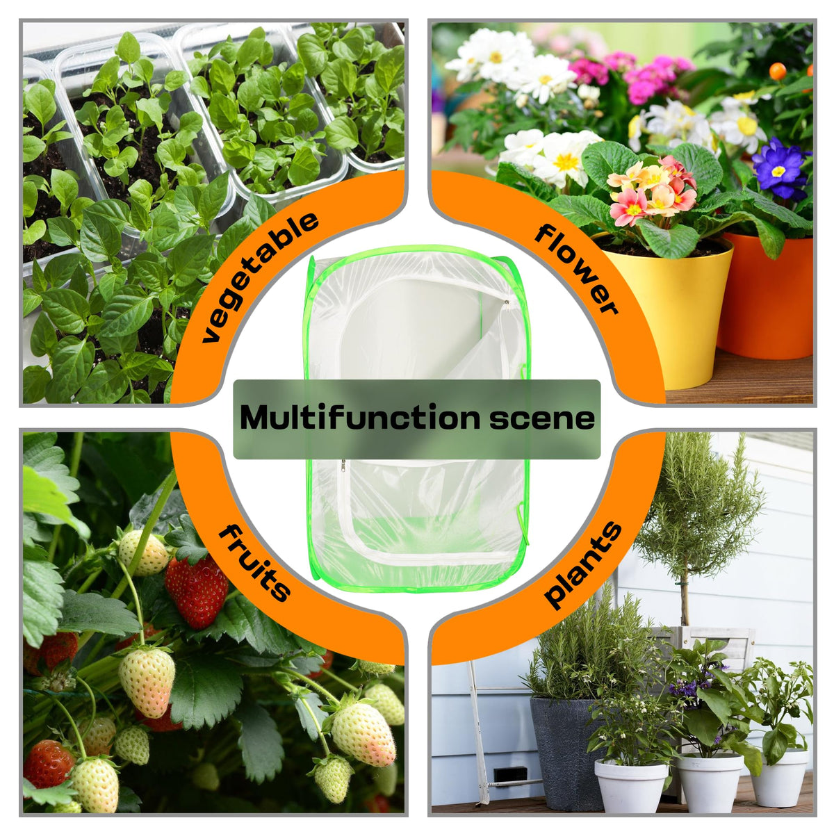 FCIHROSITCE versatile outdoor use for vegetables, herbs, and flowers