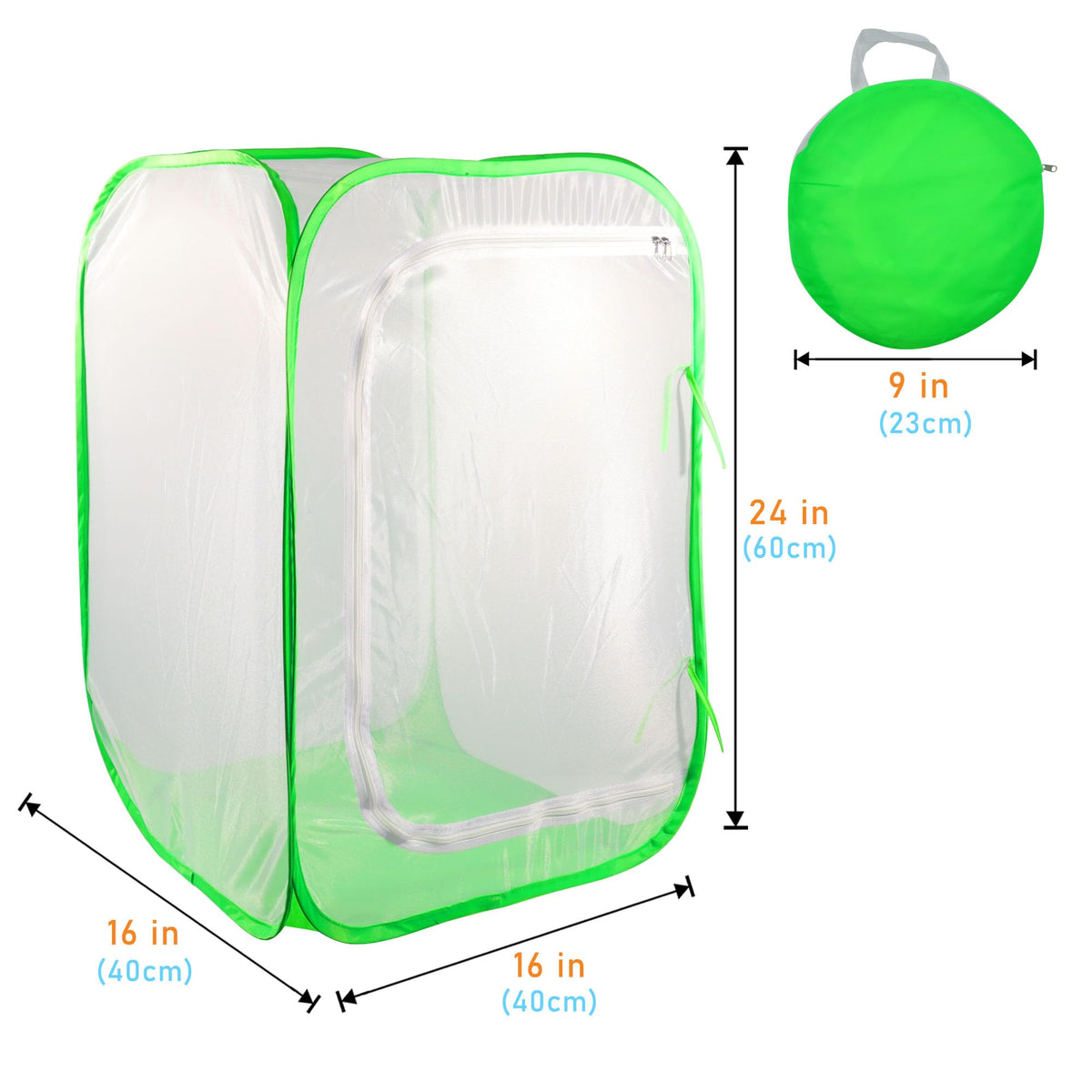 FCIHROSITCE pop-up garden cage setup showing quick assembly and portability.