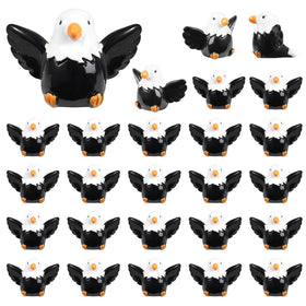 FCKLVMC mini bald eagle figurine close-up for detailed patriotic decor