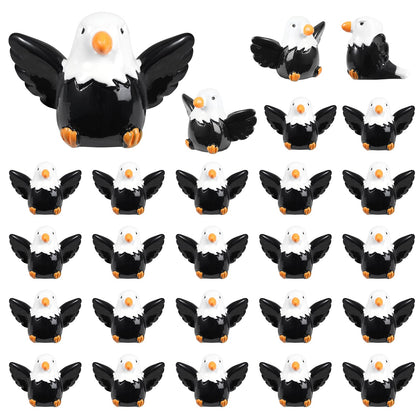 FCKLVMC mini bald eagle figurine close-up for detailed patriotic decor