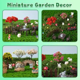 FCKLVMC miniature animals add character for imaginative garden stories