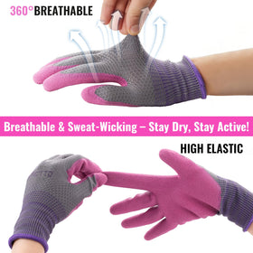FCTTD versatile garden gloves suitable for planting, weeding, and harvesting tasks.