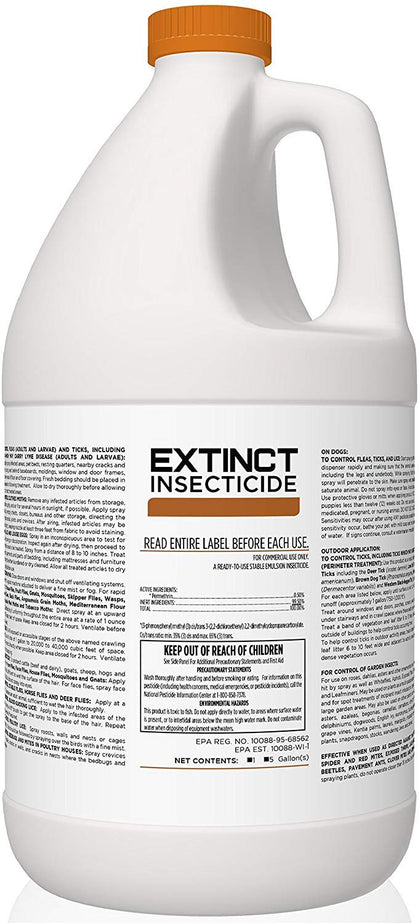 FDC Total Solutions Extinct bottle demonstrates rapid insect knockdown for indoor and outdoor use.