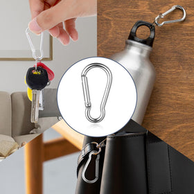 FdcZeyxior versatile small carabiner can attach to keychains, bags, and gear.