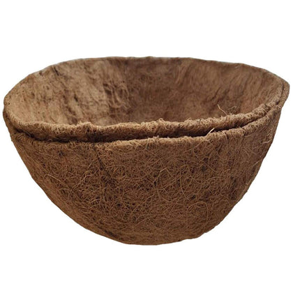 FDGARDEN 12-inch coco liner for hanging baskets enhances moisture retention.