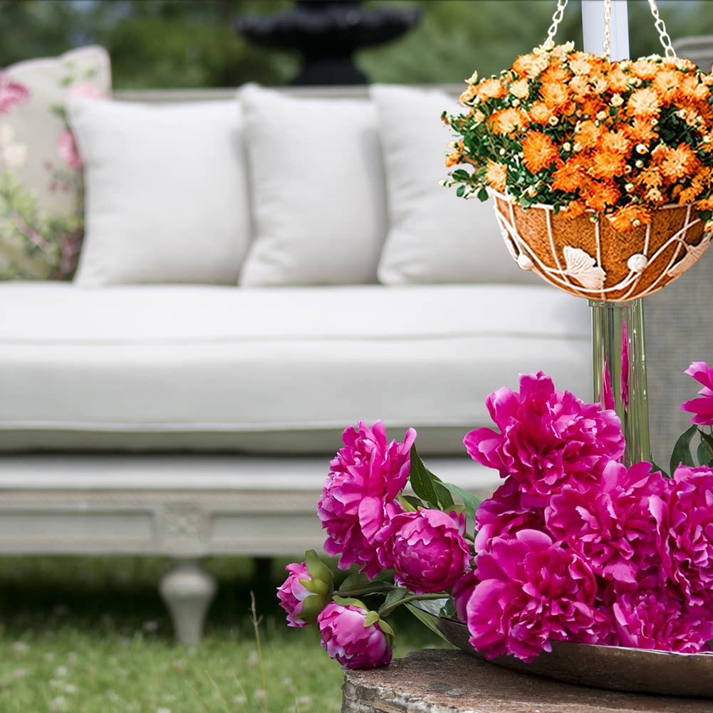 FDGARDEN 24-inch liner suits flowers and greens for balcony décor.
