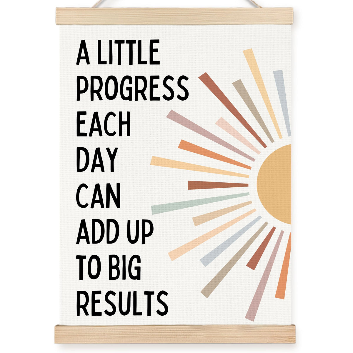 FDHSPAAM Positive Affirmations Boho Wall Art enhances classroom atmosphere and focus.