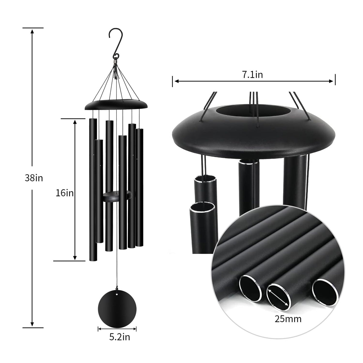 FDOCOI weatherproof anodized tubes keep color and sound quality through seasons