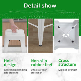FDW stackable design saves space when not in use.