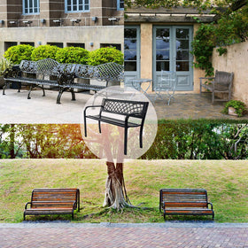 FDW garden bench suitable for patios, yards, and porches