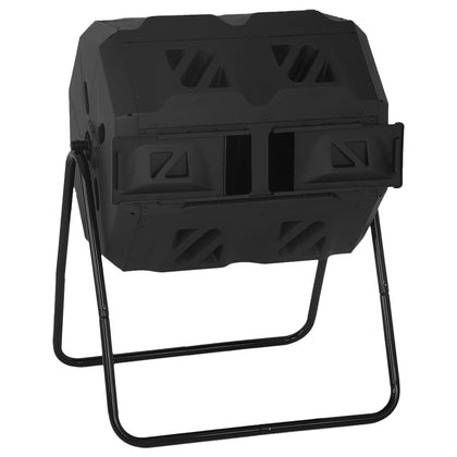 FDW dual-chamber compost bin front view enables continuous composting