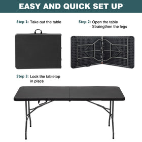 FDW stain-resistant top offers easy cleaning after meals