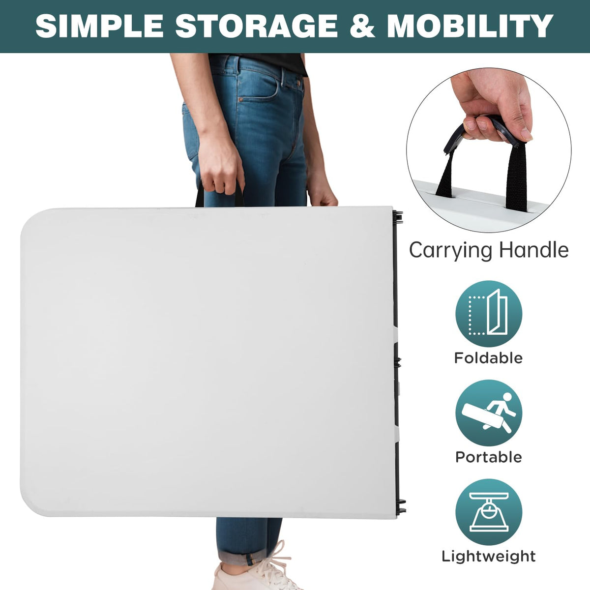 fdw ready-to-use table for indoor or outdoor events