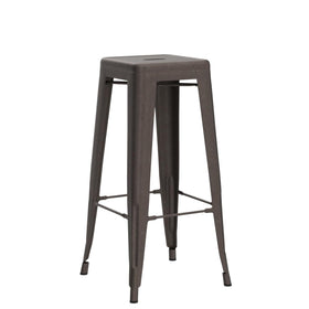 FDW bar stool with X-brace under seat for extra stability