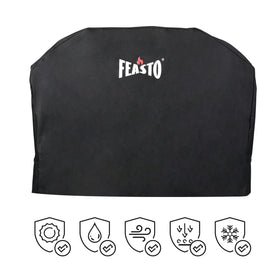 Feasto wind protection with secure straps prevents cover from flapping