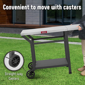 Feasto outdoor-use setup on patio or garden for versatile cooking.