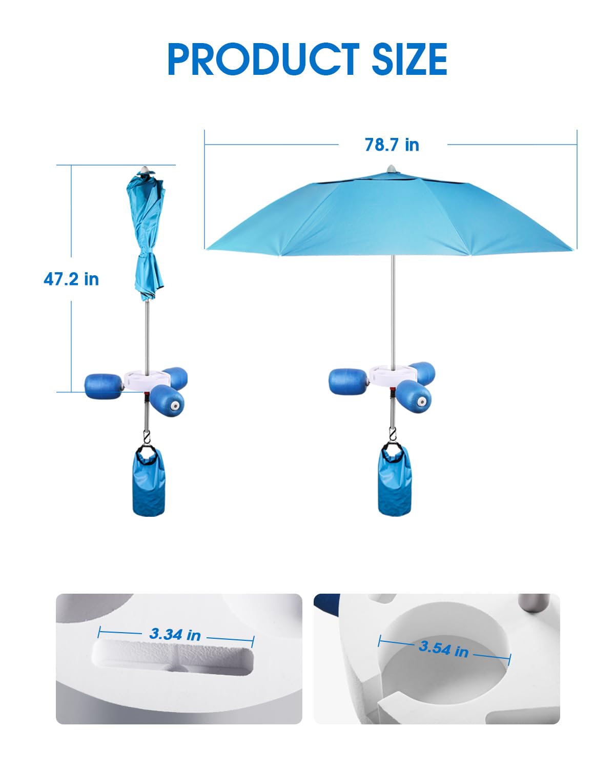 FEATCH in-water use ideal for pools, lakes, and beaches