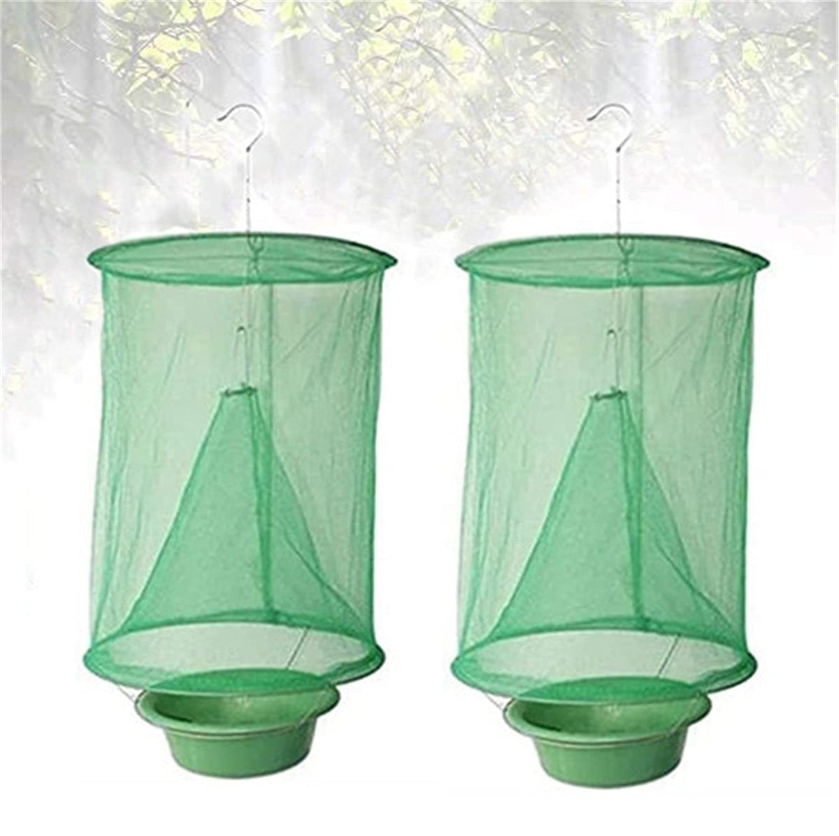 FEBSNOW Ranch Green Cage side view; sturdy wire mesh for outdoor use.