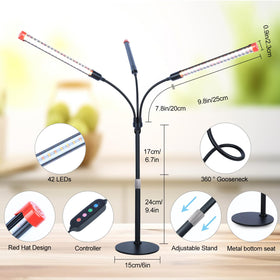 FECiDA 2026 3Head table top grow light no adapter for easy setup