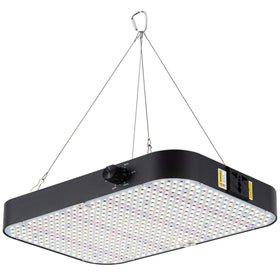 FECiDA 2026 front view of the 200W LED grow light for compact tents.