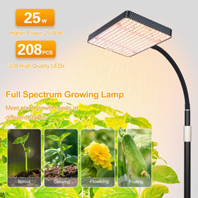 FECiDA 25W power draw delivers bright, efficient illumination for plants.