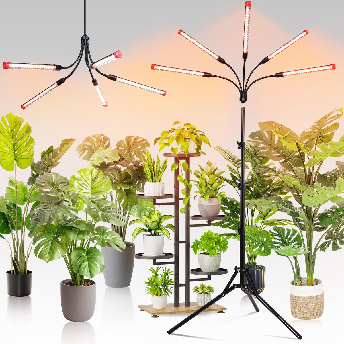 FECiDA Gamechanger 45W grow light front view highlighting full spectrum LEDs for indoor plants