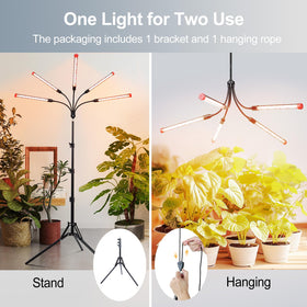 FECiDA Gamechanger with tripod setup demonstrating stable, adjustable height for tall plants
