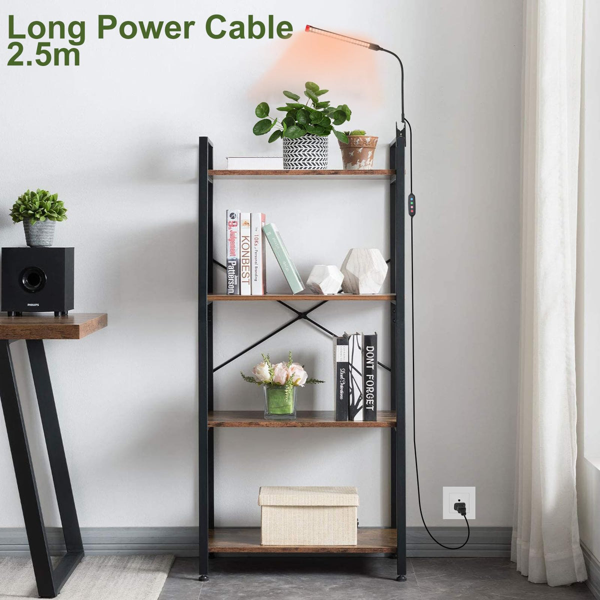 FECiDA sunlike brightness supports small indoor gardening routines.