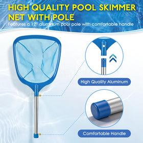 FEED GARDEN 6-inch deep mesh pocket for heavy debris in spa skims