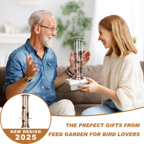 FEED GARDEN compatible with sunflower seeds and blends for variety.