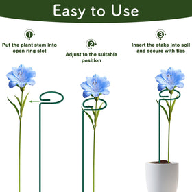 FEED GARDEN push-in installation makes staking quick and simple.