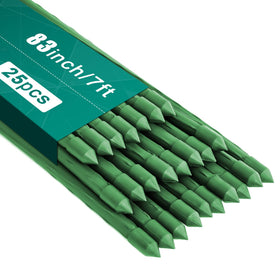 FEED GARDEN garden stakes 83-inch 25-pack ready for sturdy plant support